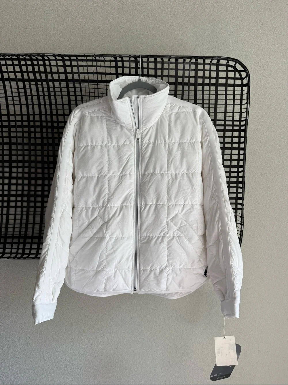 Free people Pippa Packable Puffer Jacket white